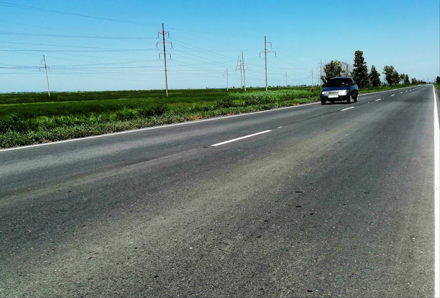 В Астраханской области завершены работы на 38 км региональных трасс